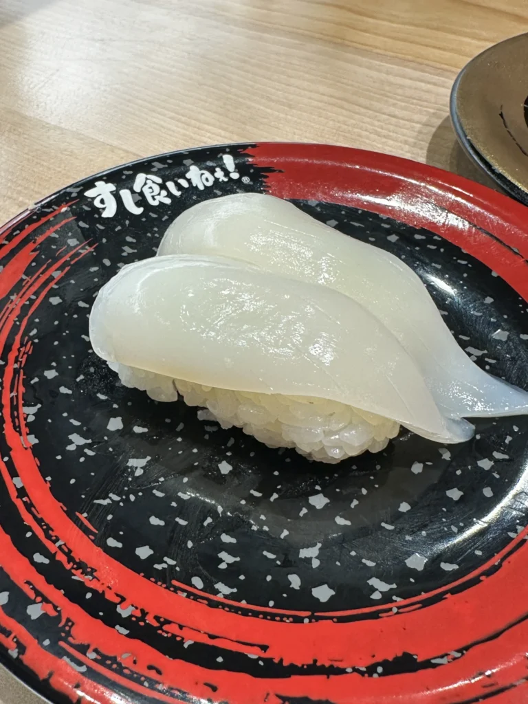 イカ握り、透明感のある身