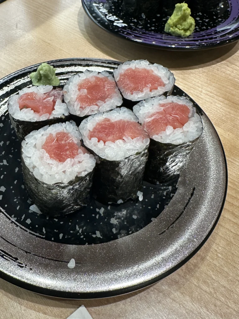 鉄火巻、海苔の香りと赤身の旨み