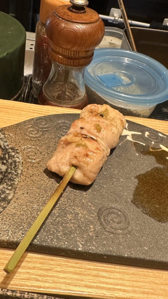 しっとり火入れのささみ串