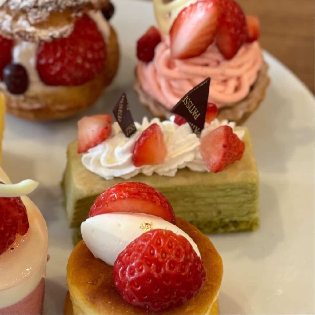 宇治抹茶のミルクレープ