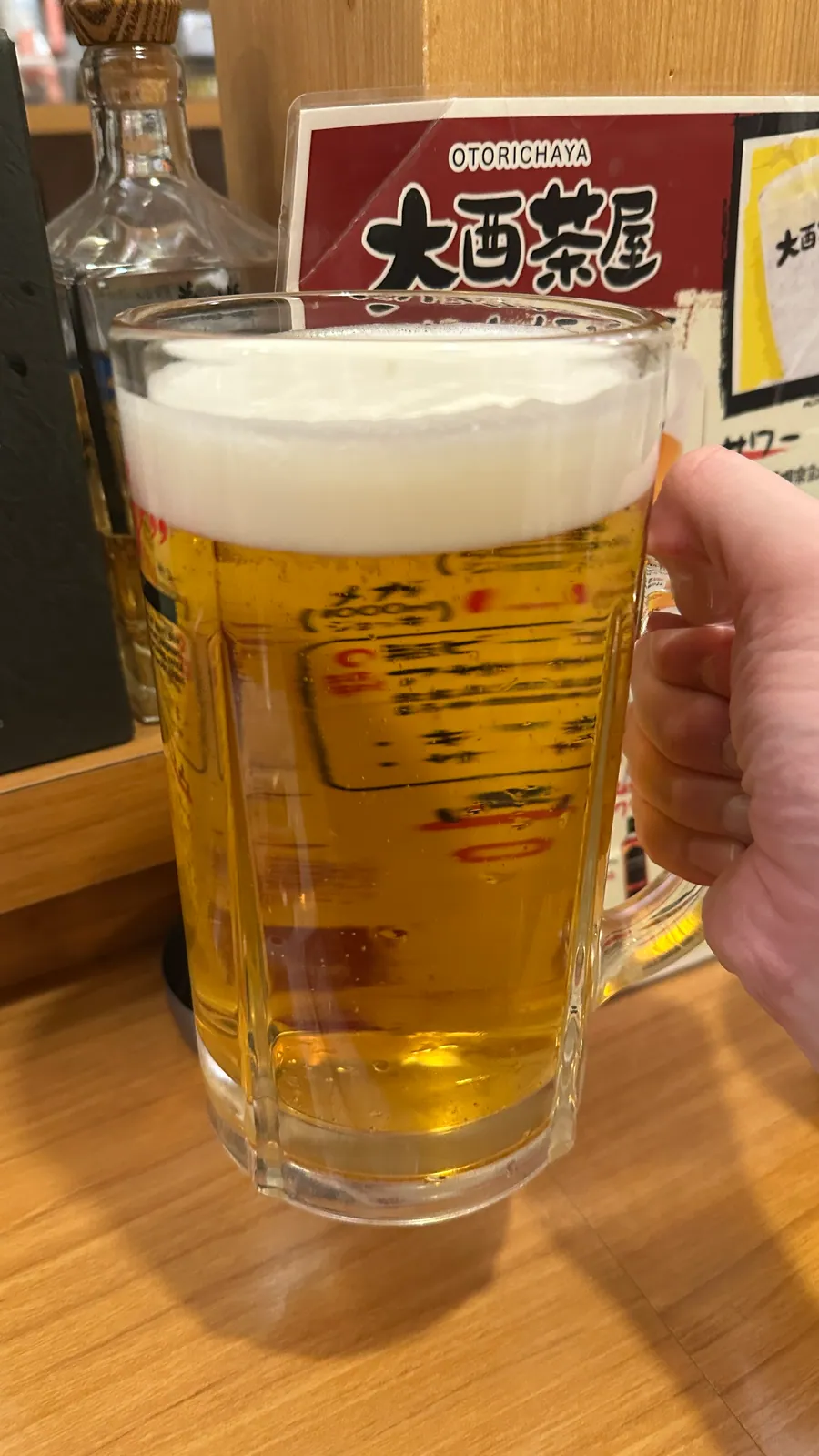 アサヒビールのメガジョッキ