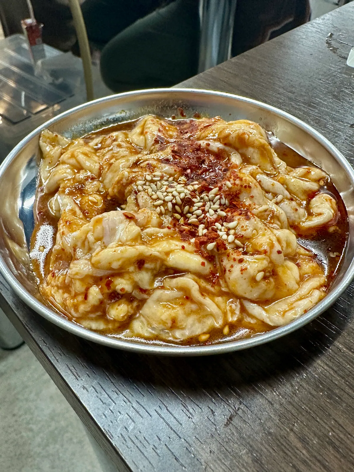 お店のタレをまとったシロ